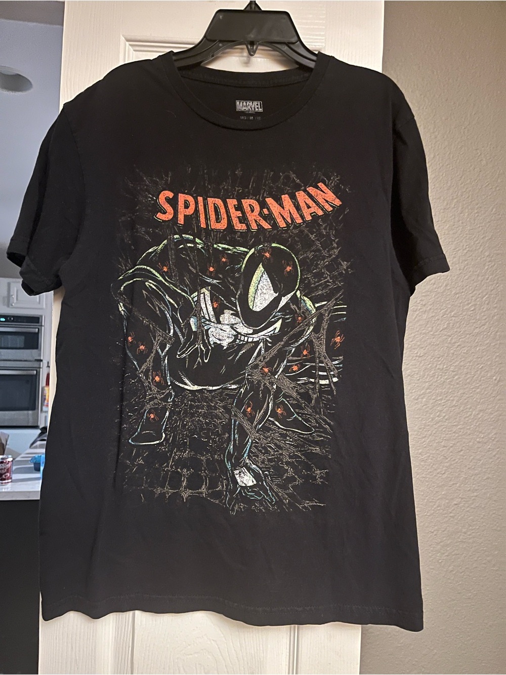 Marvel Black Spider-Man Graphic Tee - Short Sleeve
